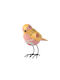 Kaemingk Decorative Polyresin Bird 7x14x14cm