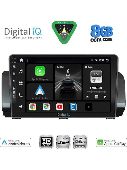 Digital IQ Car Audio System for Dacia Logan Sandero Jogger 2020+ with Touch Screen 9" DIGITAL IQ BXF 7109 CPAA