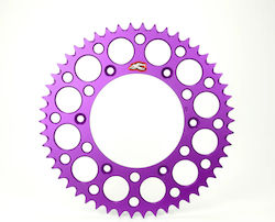 Renthal Rear Aluminum Sprocket 428 Purple 49 Teeth 441u-428-49gppe