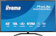 Iiyama X4373UHSU-B2 VA HDR Монитор 42.5" 4K 3840x2160 с Време на реакция 3ms GTG