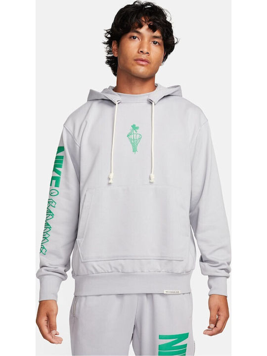 Standard Issue Dri-FIT Sweatshirt with Hood Wolf Grey Stadium Green