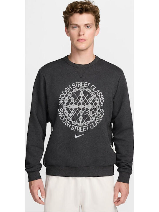 Standard Issue Dri-FIT Men's Sweatshirt Black Heather Pale Ivory