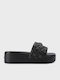 Meena Eagle Flache Sandalen für Damen Schwarz