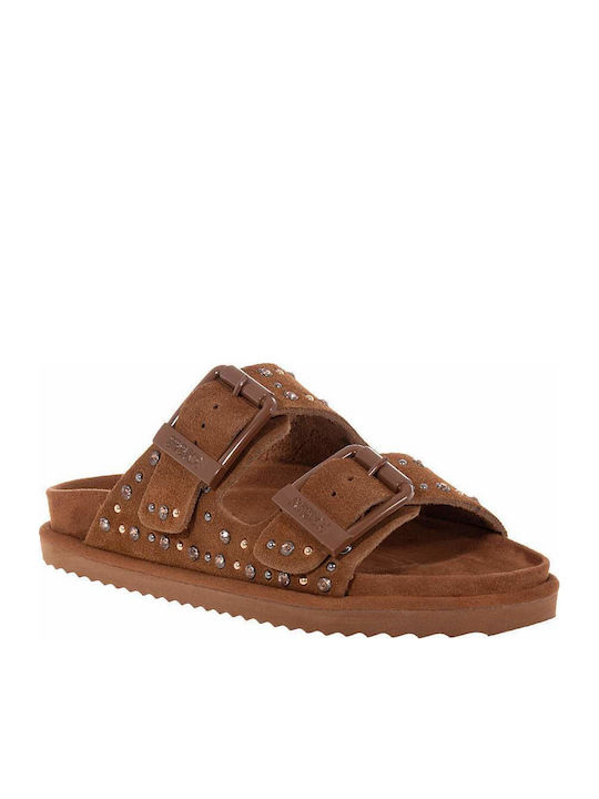Colors Of California Sandale Casual Damă Din Piele Tabac Maro Colors Of California Sandale Casual Damă Din Piele Tabac Maro