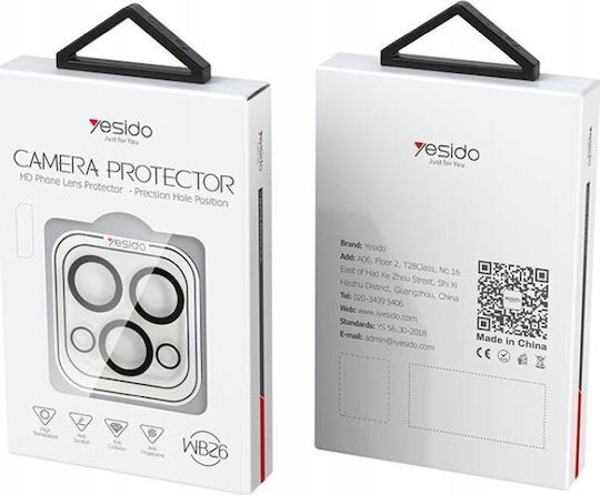 Yesido Προστασία Κάμερας Tempered Glass για το Iphone 14 / 14 Plus