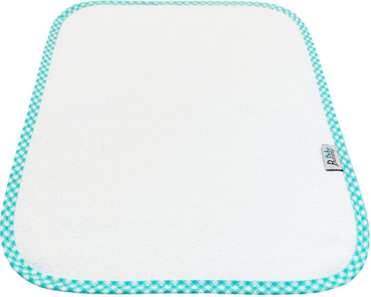 Bunny Bebe Schultertuch Burp Cloth Türkis 25x33cm
