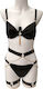Set Lingerie Damă Chain Negru