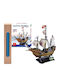 Easter Candle Toy Diy Build My World 3d Puzzle Santa Maria Espana Pirate Ship 106 Pcs