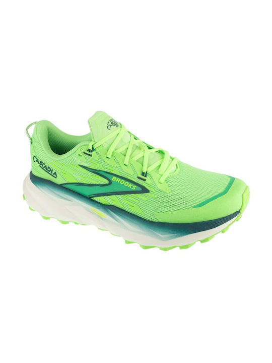 Cascadia 19 Men's Trail Running Sport Shoes Green