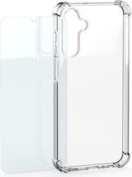 Samsung Mobeen Back Cover Σιλικόνης Σετ με Τζαμ...