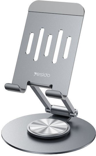 Yesido C299 Desk Stand for Mobile in Silver Color