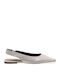 Women's Ballerina Shoes Slingback in Beige Colour