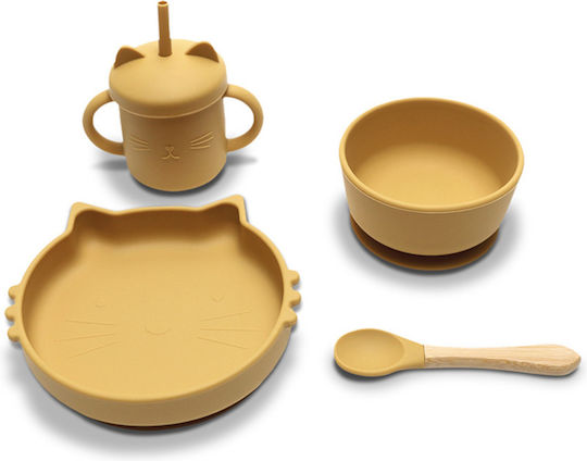 Lorelli Feeding Set Silicone Beige 4pcs