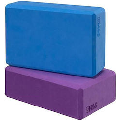 Set 2 Hands Fitness Blocks Eva Foam Non-slip Blue Purple 23x15cm Set 2 Hands Fitness Blocks Eva Foam Non-slip Blue Purple 23x15cm
