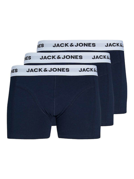 Jack & Jones Trunks Men's Boxers Navy Blazer 3Pack