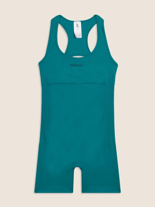 Women's One-piece Jumpsuit Turquoise