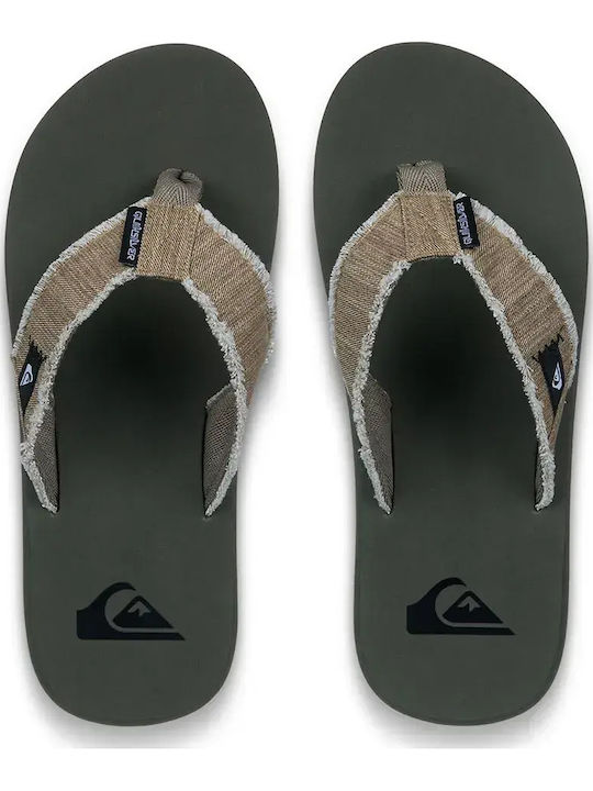 Quiksilver Monkey Abyss Men's Flip Flops Anatom...