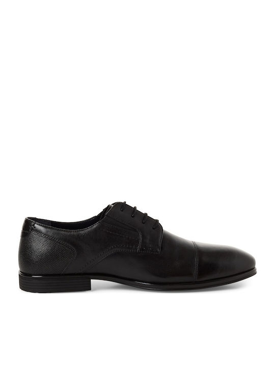 Leder Herren Freizeitschuhe Schwarz