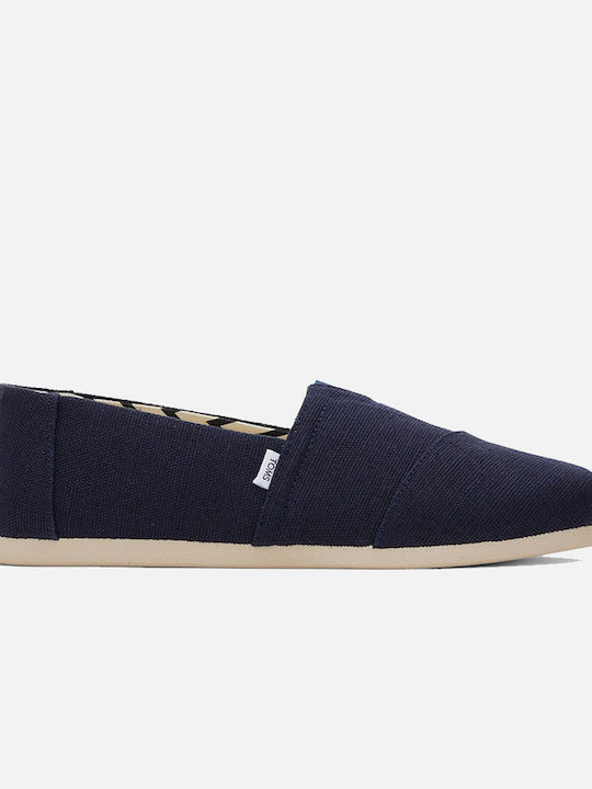 Fabric Men's Espadrilles in Blue Colour