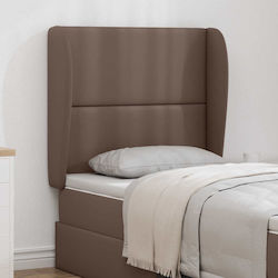 vidaXL Hölzernes Kopfstütze für Bett Gelbe 80cm
