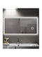 Bathroom Mirror Led Touch Magnifying Lens Mirrorlux Aphrodite S-4506 Double Rectangular 600x1000mm