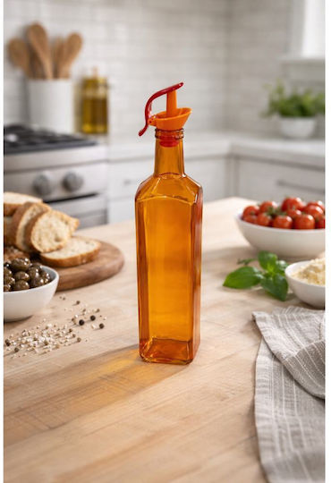 keleman Δοχείο Λαδιού Γυάλινο με Ροή 1000ml