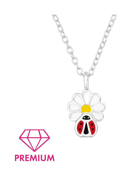 Callajewels Kids Necklace Silver with Chain C13671-EL464232574