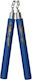 Nunchaku Kette Afrolex Gold Blau