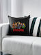 Roblox Squad Kids Throw Pillow Couch Black 100% Cotton Filling 50x50cm