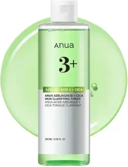 Anua Azelaic Acid Facial Toning Liquid with Glycolic Acid, Salicylic Acid & Centella Asiatica 250ml