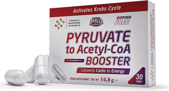 S-C-Nutrition Pyruvate To Acetyl-coa Booster 20mg Ειδικό Συμπλήρωμα Διατροφής 30 κάψουλες