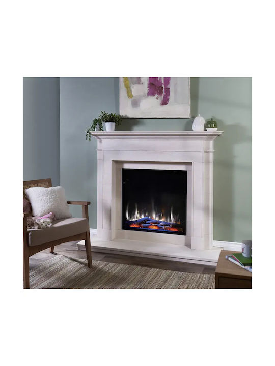 Charlton & Jenrick Irange Wall Mounted Electric Fireplace 1500W Black