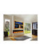 Charlton & Jenrick Irange Wall Mounted Electric Fireplace 1500W Black