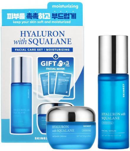 SKIN627 Hyaluron with Squalane Σετ Περιποίησης για Ενυδάτωση 3τμχ