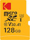 Карта Памет Kodak Ultra Performance microSDXC 128GB Клас 10 UHS-1 U3 Адаптер Ekmsdm128gxc10hprk