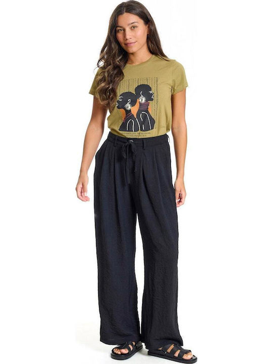 Funky Buddha T-Shirt Λαδί