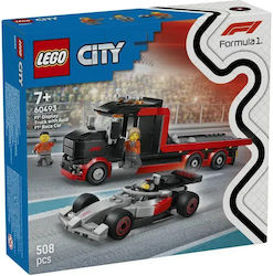 LEGO City F1® Display Truck with Audi F1® Race Car για 7+ Ετών 508τμχ