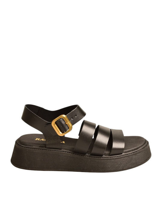 Ragazza Damen Flatforms Schwarze