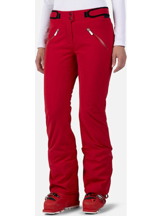 Rossignol RLNWP01_35M Pantaloni De Schi Și Snowboard Pentru Femei Roșii