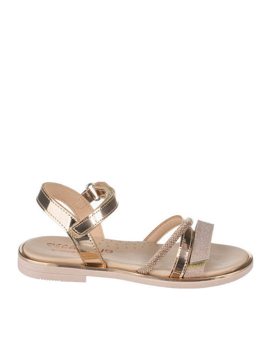 Stathatos shoes Kindersandalen Rosa Gold