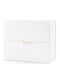 White Wedding Wish Book Love Rosegold Letters