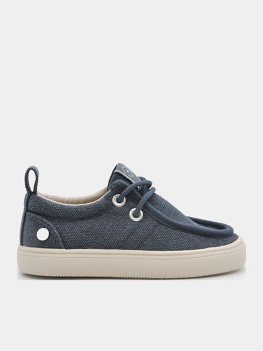Mayoral Fabric Kids Moccasins with Laces Blue