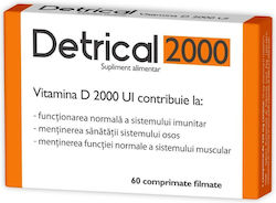 Zdrovit Detrical Vitamina D 2000 UI 60 Comprimate Zdrovit Detrical Vitamina D 2000 UI 60 Comprimate