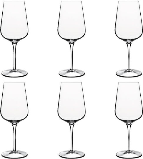 Luigi Bormioli Intenso Set Glasses for White and Red Wine Glass Goblets 550ml 6 Pieces