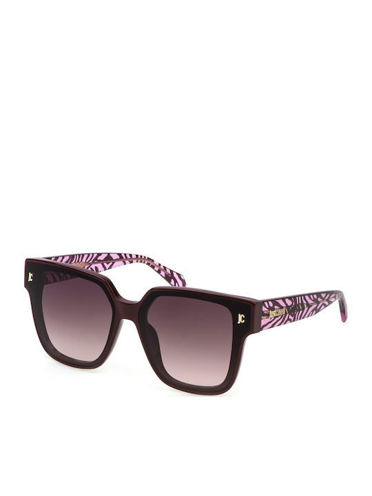 Just Cavalli Women's Sunglasses with Gray Horn-...