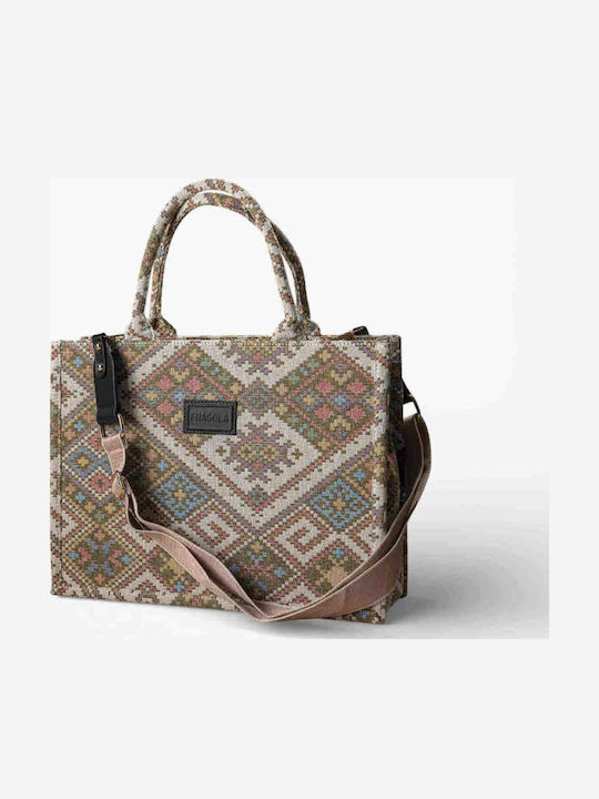 Fragola Fragola Stoff Damenhandtasche Grün