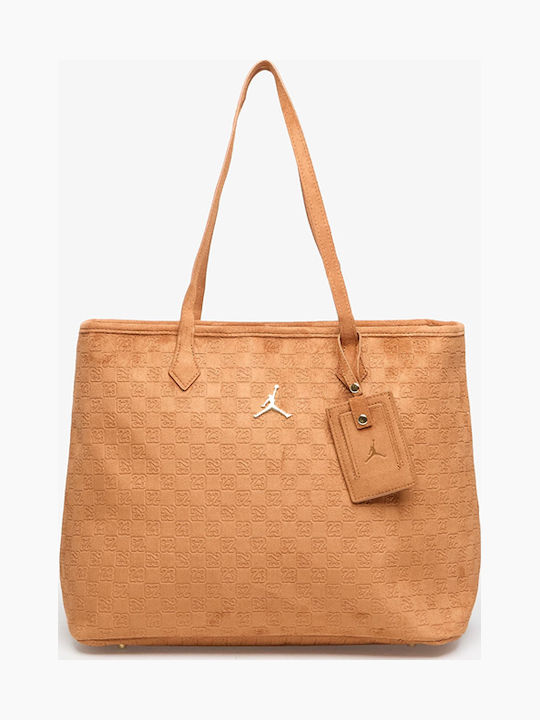 Monogram Women's Tote Handbag Brown