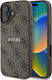 Guess Guess Leder Braun Rückseite Hülle Für iPhone 16 Plus