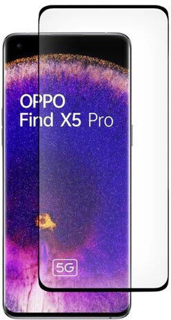 0.33mm Full Glue Full Face Tempered Glass Μαύρο (Oppo Find X5 Pro)
