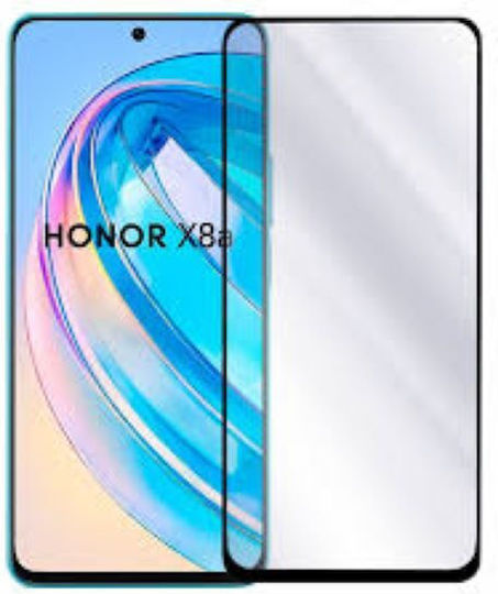 0.33mm Full Glue Full Face Tempered Glass Μαύρο (Honor X8a)